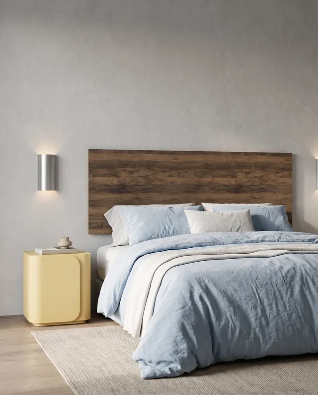 Cabecero a medida en HPL Vintage Santa Fe Oak