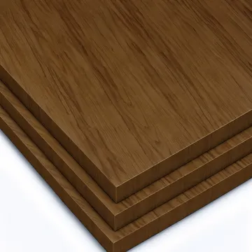 Tableros rechapados tintados en Palo Santo